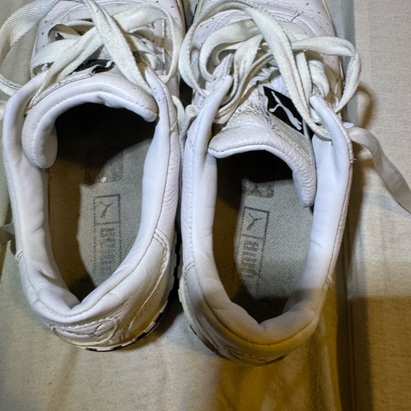 Puma Classic White and Black Sneakers - Picture 5 of 7